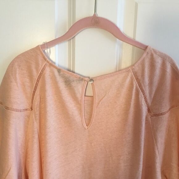 NWT Zac & Rachel Peach Knit Top SZ XXL - Picture 10 of 11